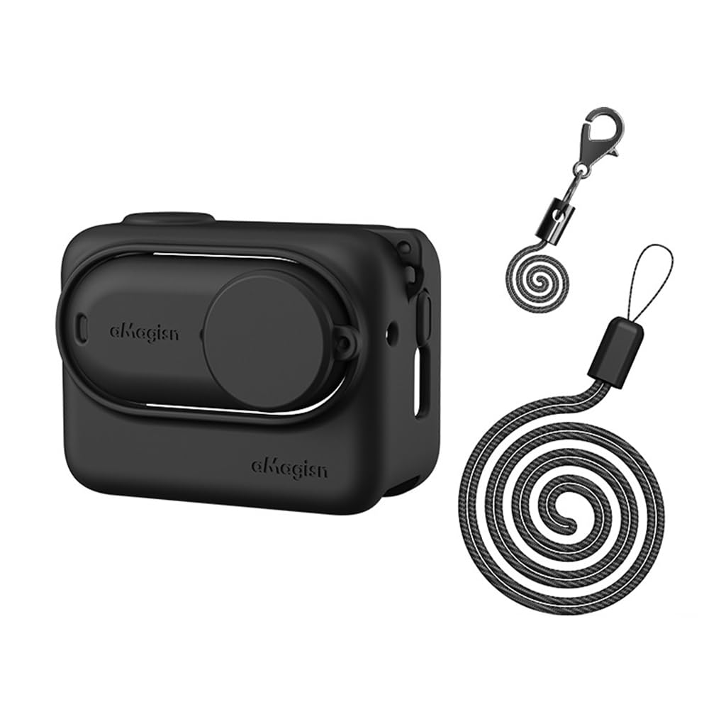 ZORBES Silicone Protective Case Cover for Insta360 GO 3 with Separate Camera Lens Cover, Anti-Scratch Protective Cover Silicone Cover for Insta360 GO 3 Action Camera with Lanyard ZORBES Silicone Protective Case Cover for Insta360 GO 3 with Separate Camera Lens Cover, Anti-Scratch Protective Cover Silicone Cover for Insta360 GO 3 Action Camera with Lanyard